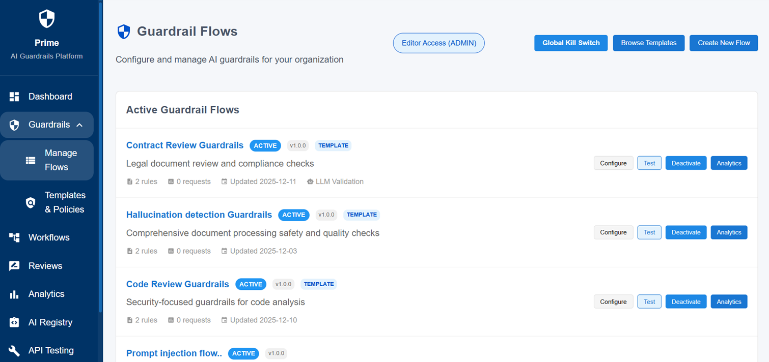 Prime AI Policy Enforcement